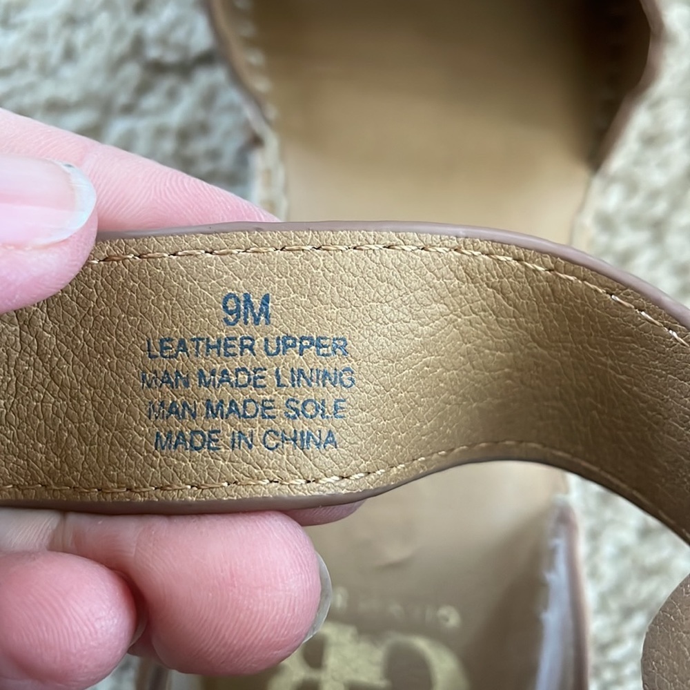Gianni Bini Brown Perforated Espadrille Sandals - Picture 7 of 8